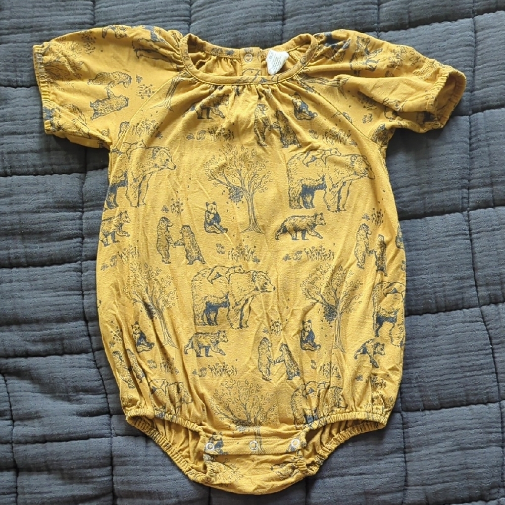 Kate Quinn Yellow Bodysuit with Puffed Sleeves